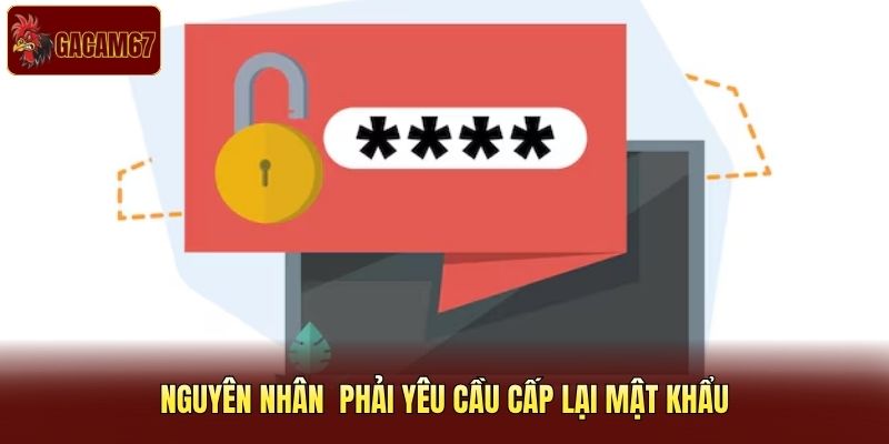 Nguyên nhân  phải yêu cầu cấp lại mật khẩu
